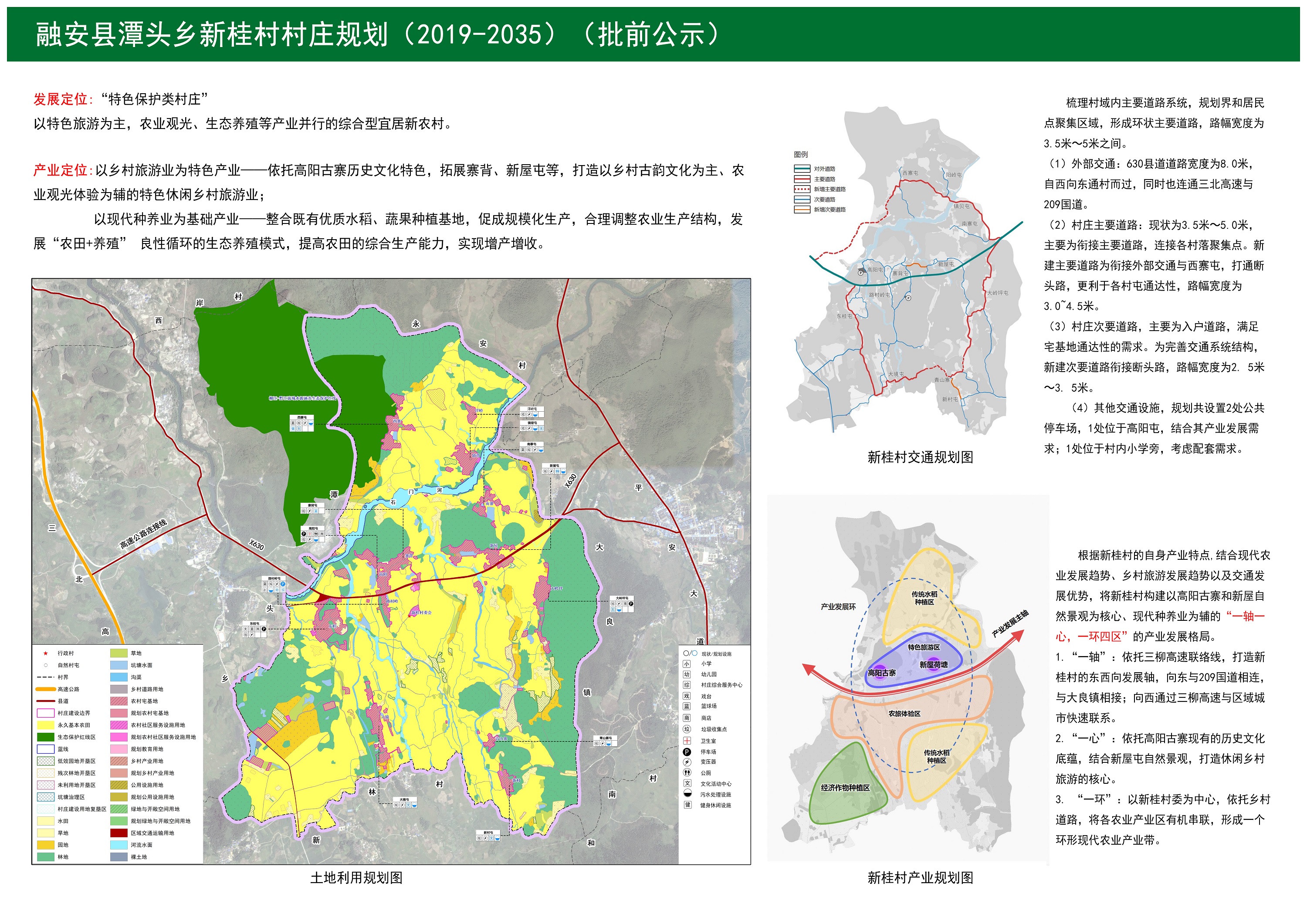 关于《柳州市融安县潭头乡新桂村村庄规划(2019—2035